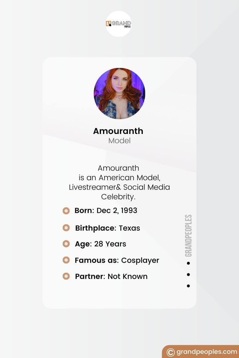 Amouranth Age, Height, Net Worth, Husband, Boyfriend, Wiki, Biography