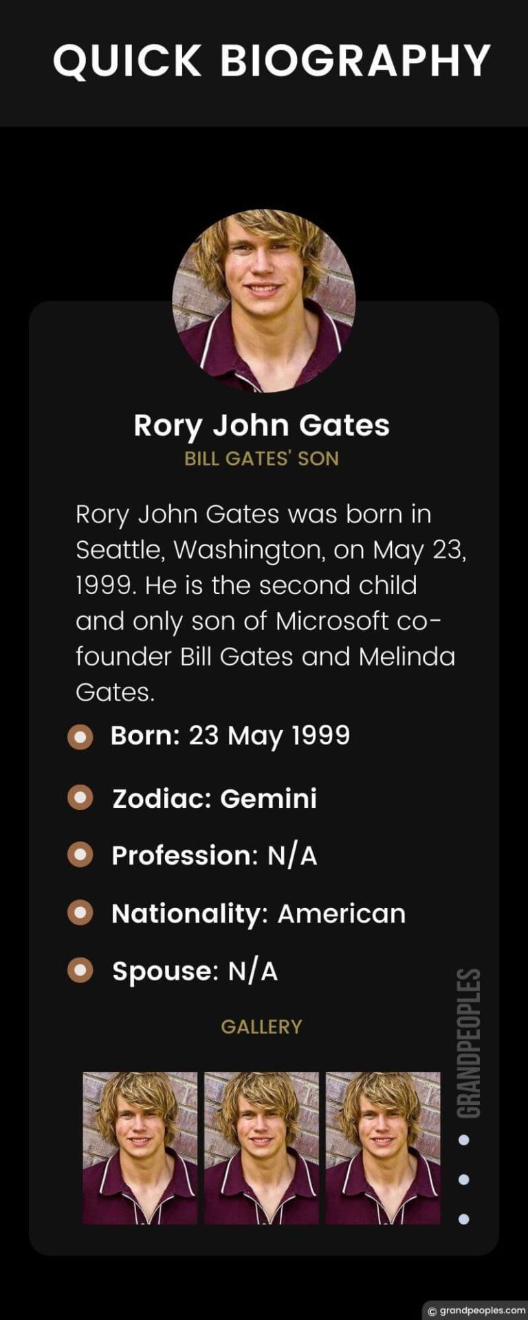 Rory John Gates Age, Height, Net Worth, Wiki, Biography, and More ...
