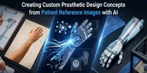 Creating Custom Prosthetic Design Concepts from Patient Reference Images with AI