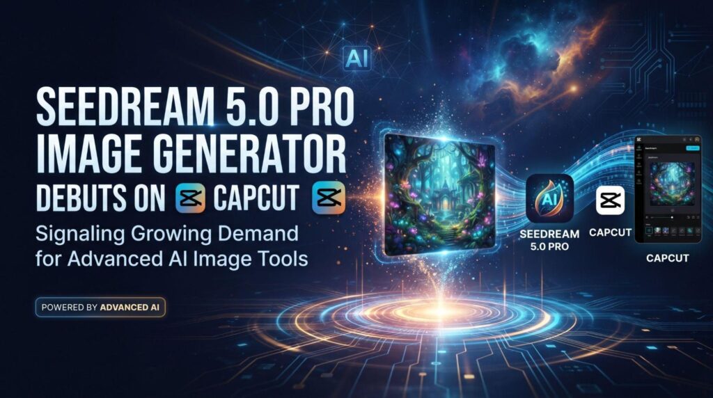 Seedream 5.0 Pro Image Generator Debuts on CapCut, Signaling Growing Demand for Advanced AI Image Tools
