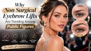 Why Non Surgical Eyebrow Lifts Are Trending Among Public Figures
