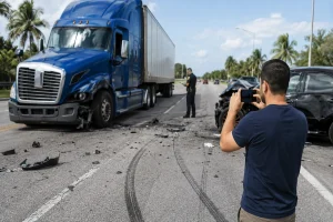 Organizing Information After a Commercial Truck Collision